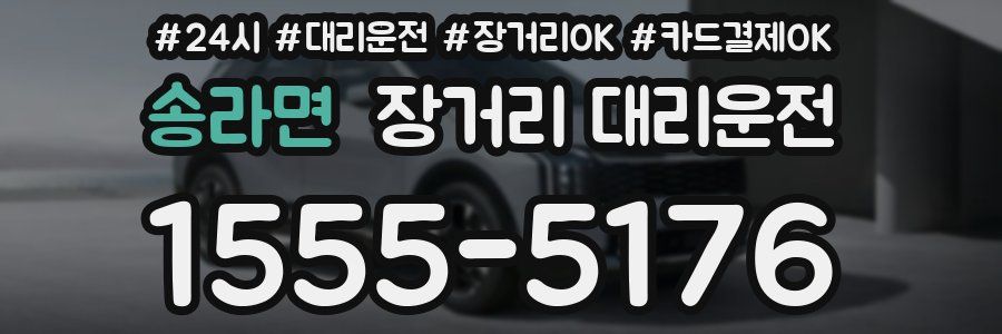 송라면 장거리 대리운전