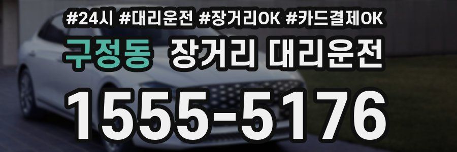 구정동 장거리 대리운전