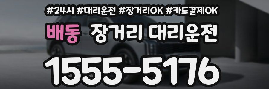 배동 장거리 대리운전