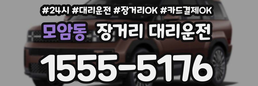 모암동 장거리 대리운전