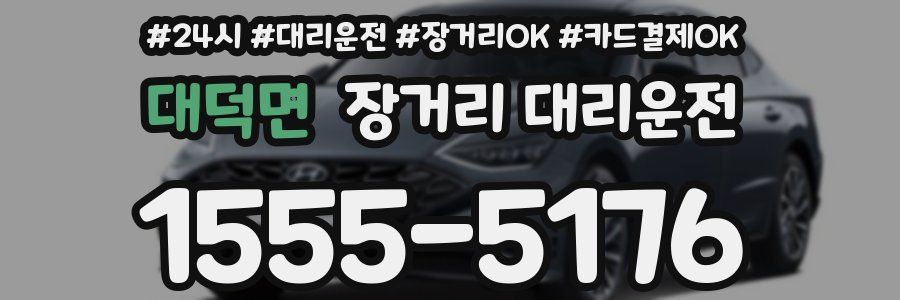 대덕면 장거리 대리운전