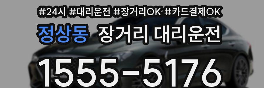 정상동 장거리 대리운전