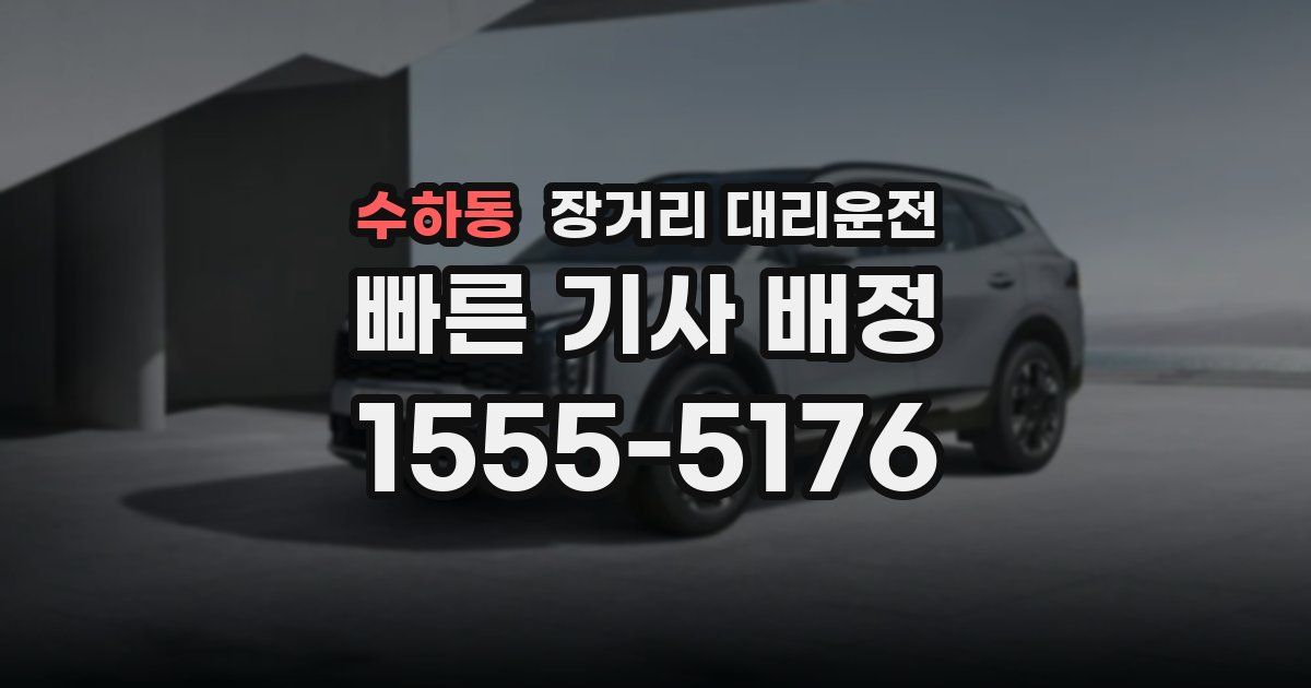 수하동 장거리 대리운전