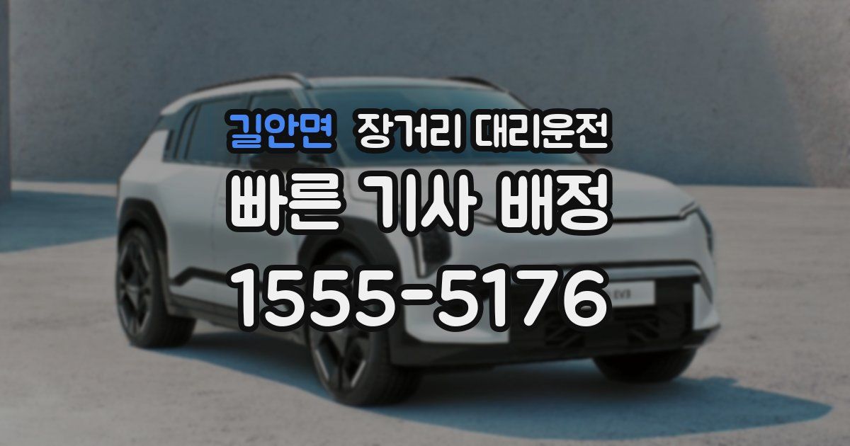 길안면 장거리 대리운전