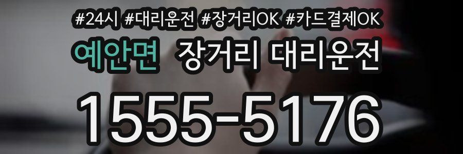 예안면 장거리 대리운전