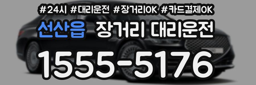 선산읍 장거리 대리운전