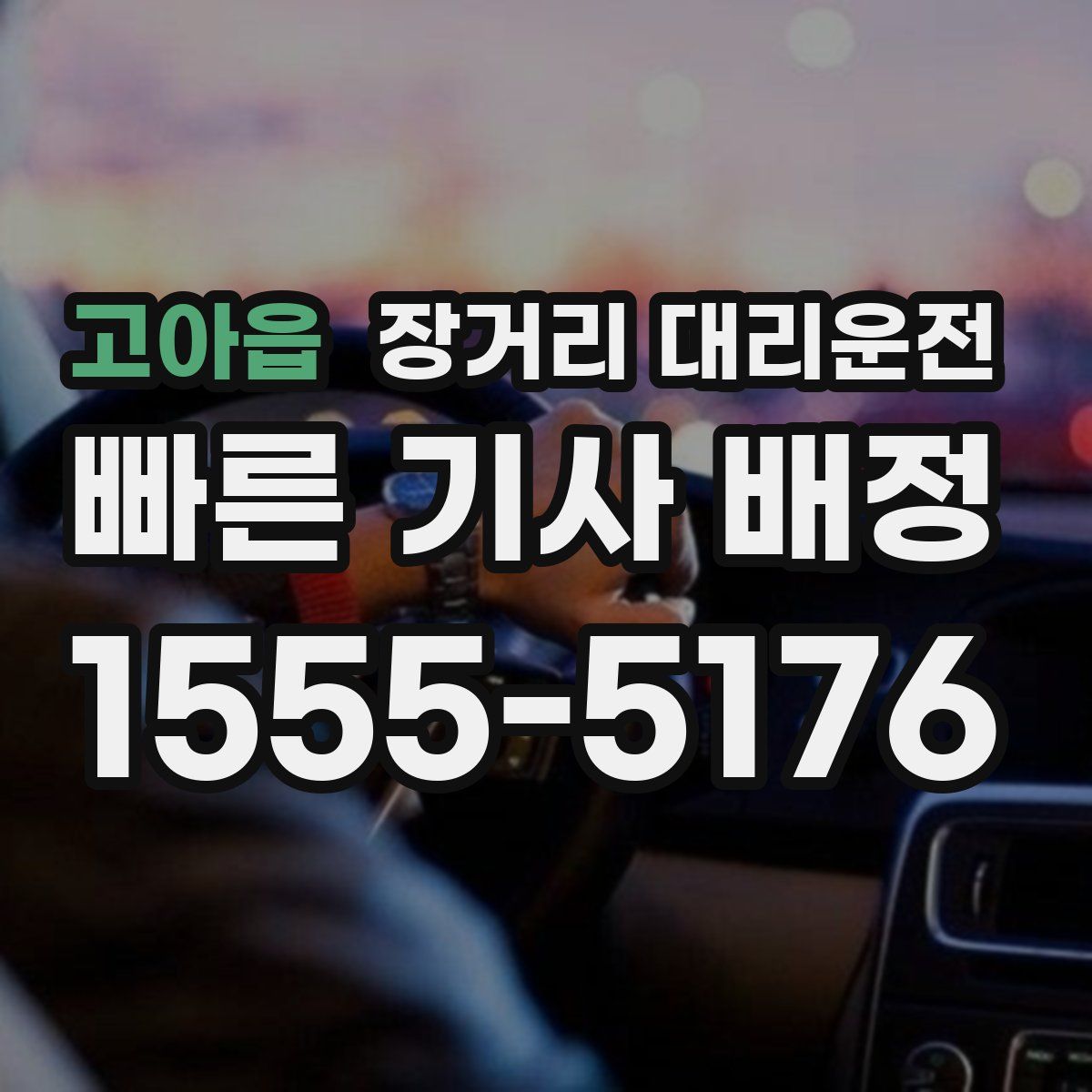 고아읍 장거리 대리운전