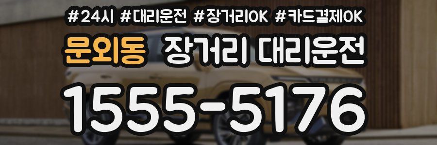 문외동 장거리 대리운전