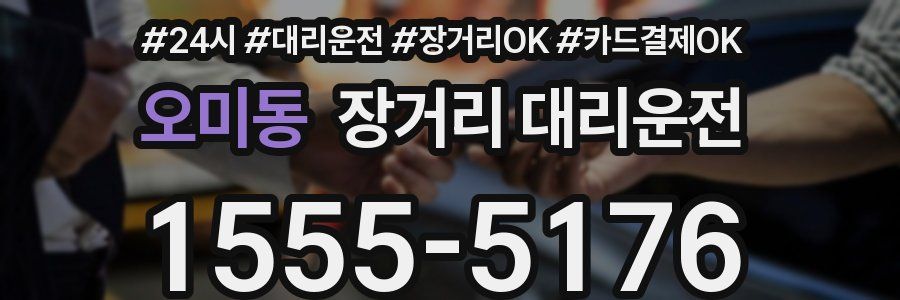 오미동 장거리 대리운전