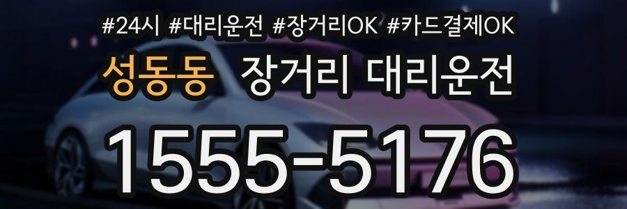 성동동 장거리 대리운전