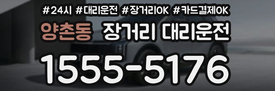 양촌동 장거리 대리운전