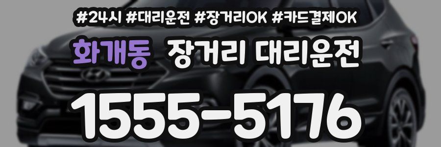 화개동 장거리 대리운전