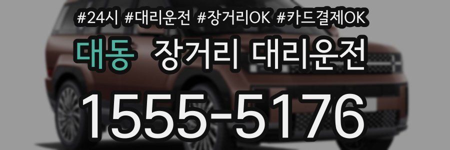 대동 장거리 대리운전