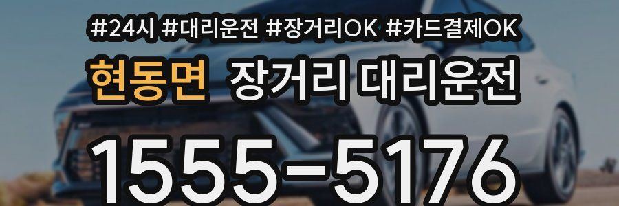 현동면 장거리 대리운전