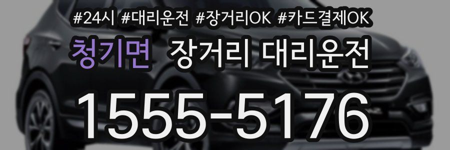청기면 장거리 대리운전
