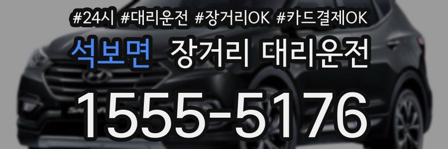 석보면 장거리 대리운전