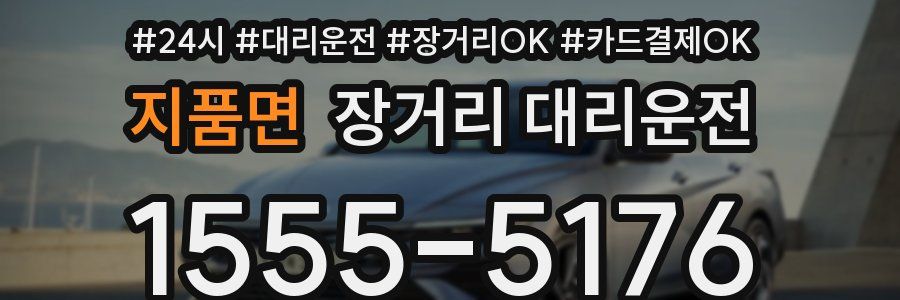 지품면 장거리 대리운전