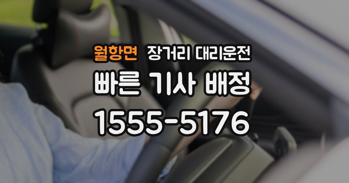 월항면 장거리 대리운전