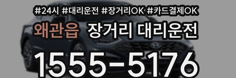 왜관읍 장거리 대리운전