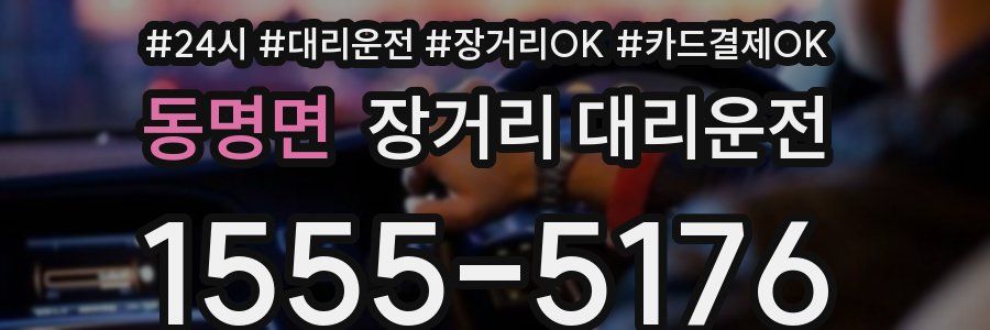 동명면 장거리 대리운전