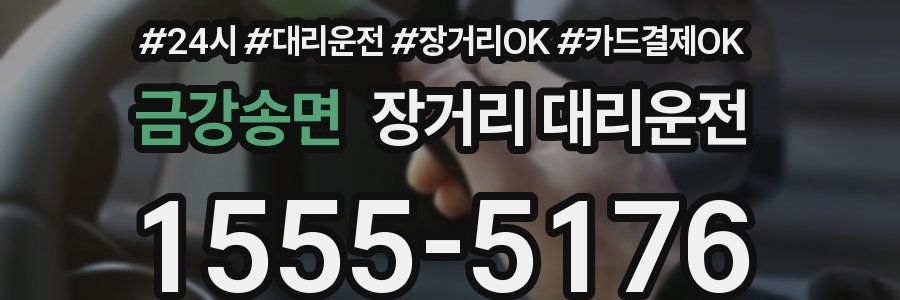 금강송면 장거리 대리운전