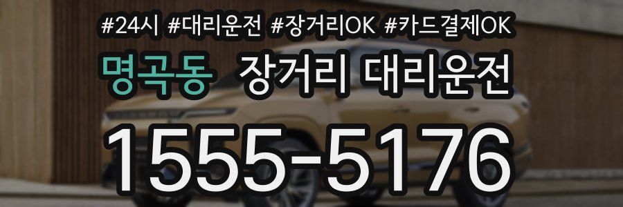 명곡동 장거리 대리운전