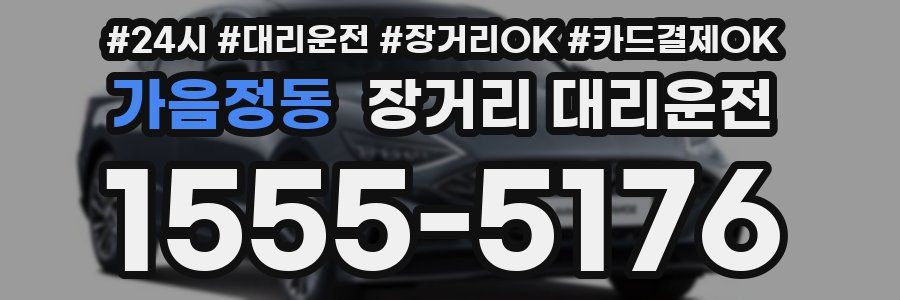 가음정동 장거리 대리운전