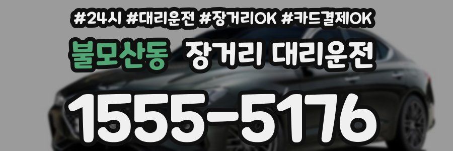 불모산동 장거리 대리운전