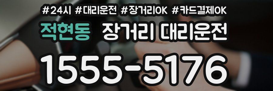 적현동 장거리 대리운전