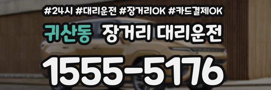 귀산동 장거리 대리운전