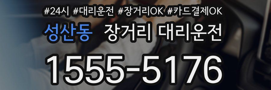 성산동 장거리 대리운전