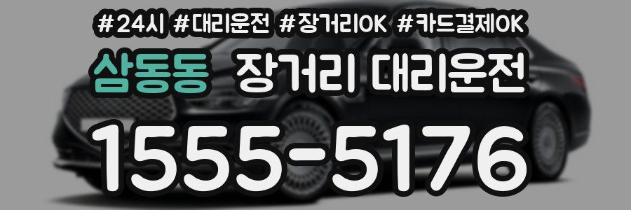 삼동동 장거리 대리운전