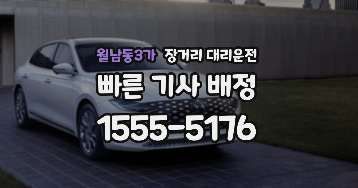 월남동3가 장거리 대리운전