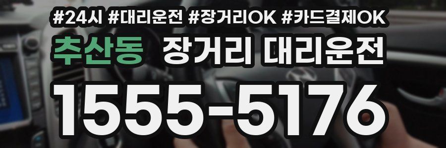 추산동 장거리 대리운전