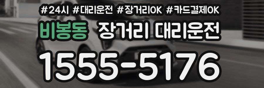 비봉동 장거리 대리운전