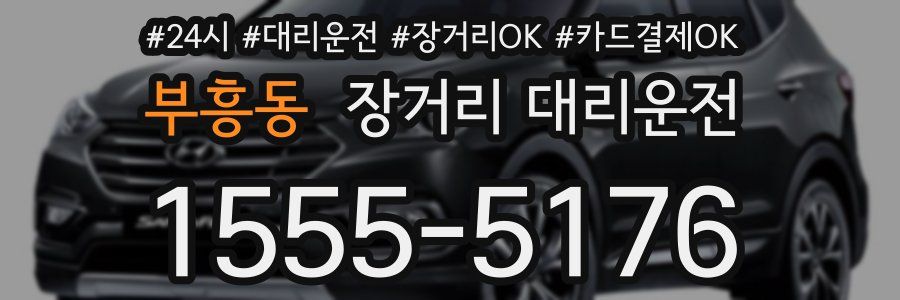 부흥동 장거리 대리운전