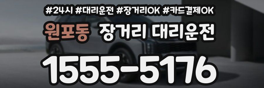 원포동 장거리 대리운전