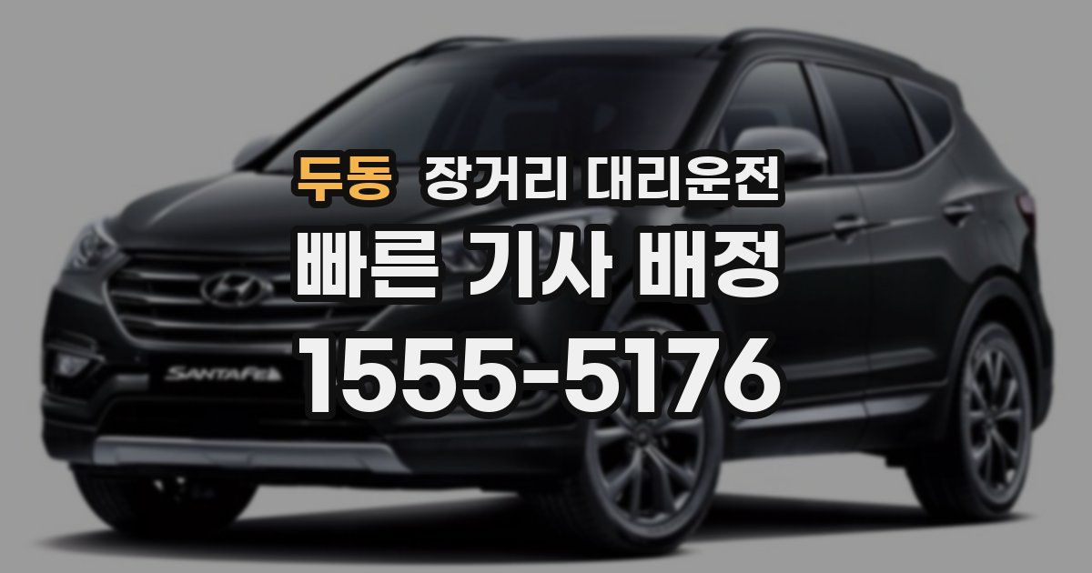 두동 장거리 대리운전