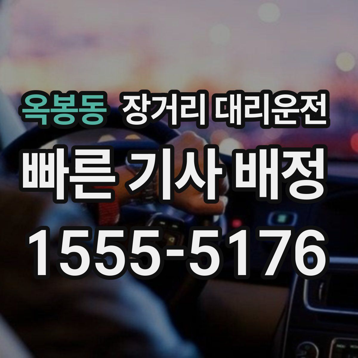 옥봉동 장거리 대리운전
