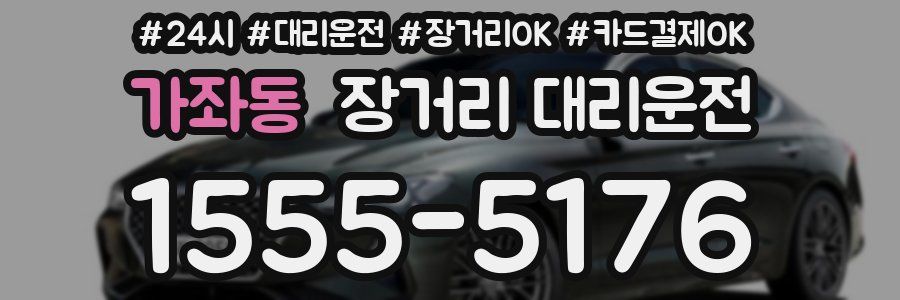 가좌동 장거리 대리운전