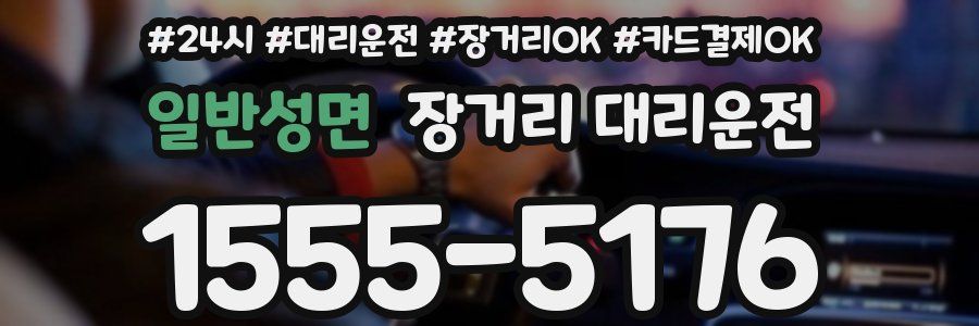 일반성면 장거리 대리운전