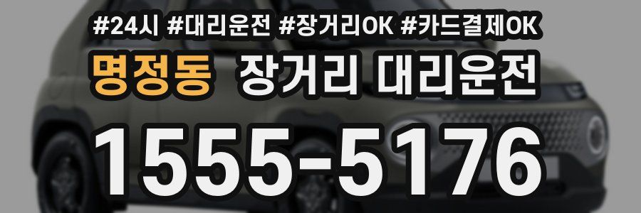 명정동 장거리 대리운전