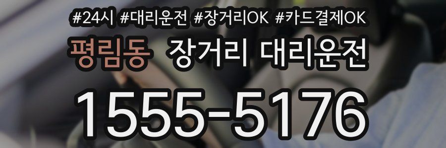 평림동 장거리 대리운전