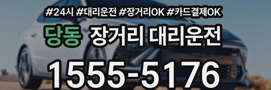 당동 장거리 대리운전