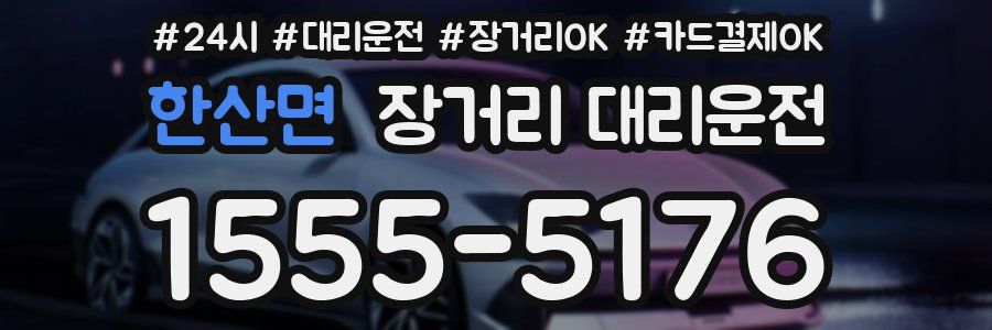 한산면 장거리 대리운전