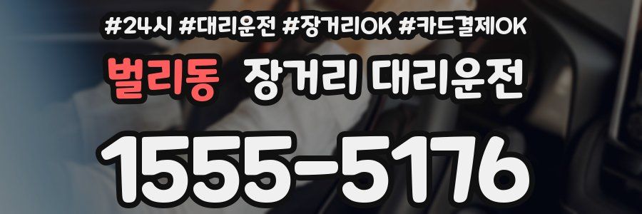 벌리동 장거리 대리운전