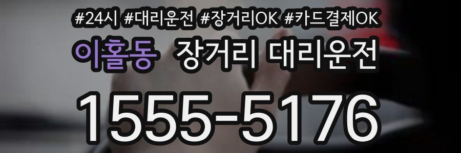 이홀동 장거리 대리운전