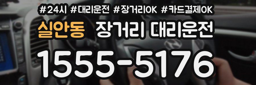 실안동 장거리 대리운전