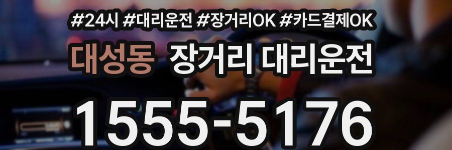 대성동 장거리 대리운전