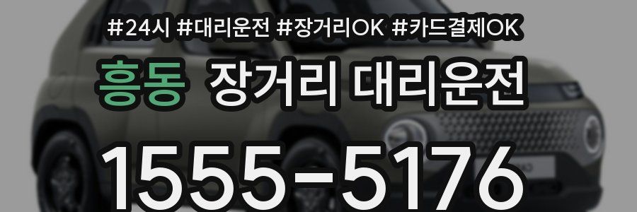 흥동 장거리 대리운전